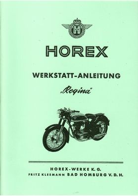 Reparaturanleitung Horex, Regina 1, 2, 3, 4, Motorrad, Oldtimer