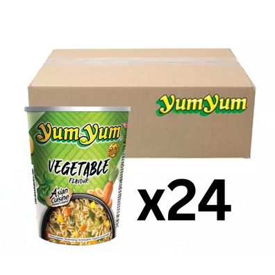 24er-Pack Yum Yum Instantnudeln Gemüse CUP 70g