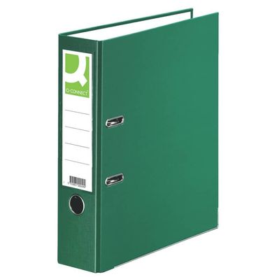 20x Q-Connect® KF18724 Ordner PP - A4, 80 mm, grün