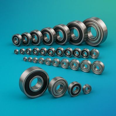 Premium Rillenkugellager 6000-6010 Hochpräzise Kugellager langlebig leise belastbar