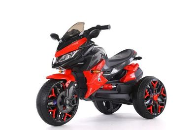 Kinder Elektro Motorrad Dreirad - 2 Motoren, MP3 & USB, ca. 6km/h, Scheinwerfer