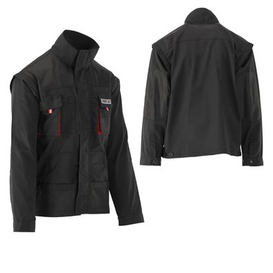 Arbeitsjacke DUERO schwarz/rot Gr. S-XXL