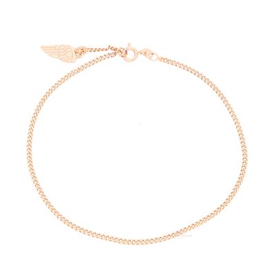 JuwelmaLux Flügel Fußkette 925 Silber Roségold plattiert JL16-04-0357