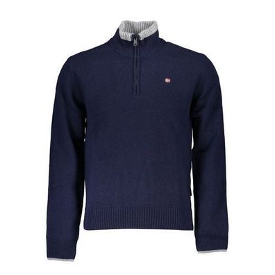 Napapijri Blue Tessuto Men's Sweater