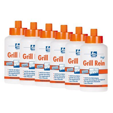 Dr. Becher Grill Rein 6x 1 l Grillreiniger entfernt Fett Krusten BBQ