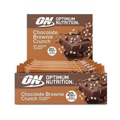 Optimum Nutrition Protein Crisp Bar (10x65g) Chocolate Brownie Crunch