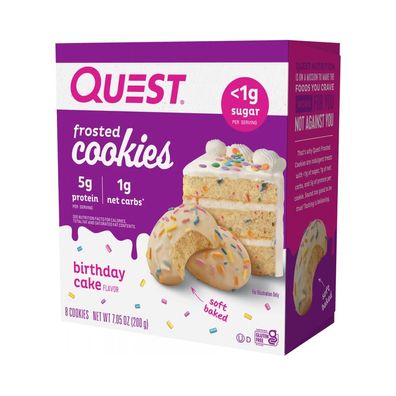Quest Nutrition Protein Frosted Cookies (8x25g) Birthday Cake