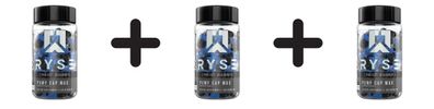 3 x RYSE Pump Cap Max - Project Blackout - 120 caps