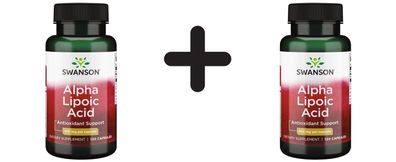 2 x Swanson Alpha Lipoic Acid, 100mg - 120 caps