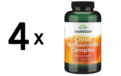 4 x Swanson Full Spectrum Citrus Bioflavonoid Complex - 250 caps