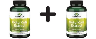 2 x Swanson Gotu Kola, 100mg - 120 caps