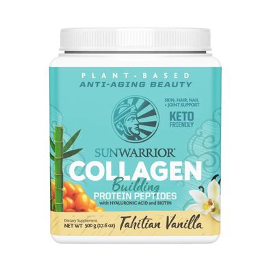 Sunwarrior Collagen Building Protein Peptides (500g) Tahitian Vanilla