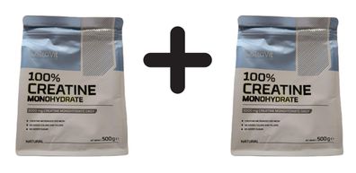2 x OstroVit Creatine Monohydrate, Natural - 500g