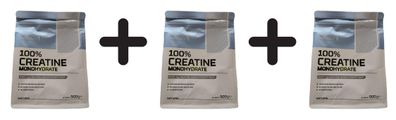 3 x OstroVit Creatine Monohydrate, Natural - 500g