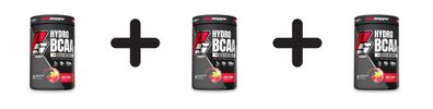 3 x Pro Supps HydroBCAA + Essentials, Fruit Punch - 414g