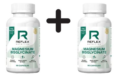 2 x Reflex Nutrition Albion Magnesium Bisglycinate - 90 caps