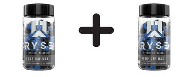 2 x RYSE Pump Cap Max - Project Blackout - 120 caps