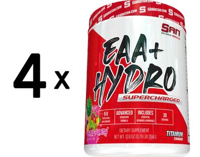 4 x SAN EAA+ Hydro Supercharged, Maui Punch - 358g