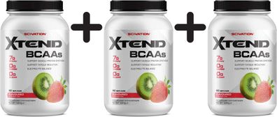 3 x Scivation Xtend, Strawberry Kiwi - 1217g