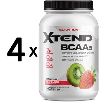 4 x Scivation Xtend, Strawberry Kiwi - 1217g