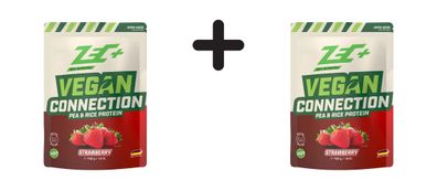 2 x Zec+ Vegan Connection (750g) Strawberry