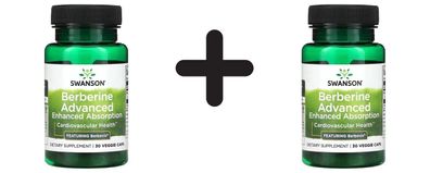 2 x Swanson Berberine Advanced Enhanced Absorption - 30 vcaps