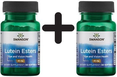 2 x Swanson Lutein - 60 softgels