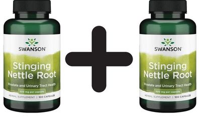 2 x Swanson Stinging Nettle Root, 500 mg - 100 caps