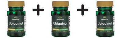 3 x Swanson Ubiquinol, 200mg - 30 softgels