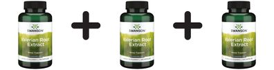 3 x Swanson Valerian Root Extract - 120 caps