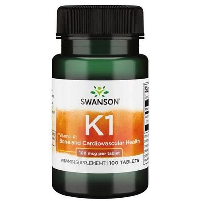 Vitamin K-1, 100mcg - 100 tabs
