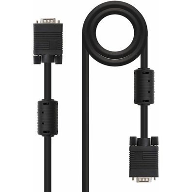 Nanocable 10.15.0102 Svga Cable With Ferrite For Monitor, Beamer, Pc