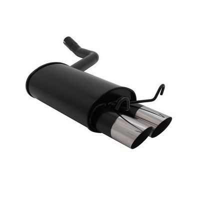 Novus Sportauspuff für Mercedes 190 W201 2x76 MS-Design Endschalldämpfer mit ABE