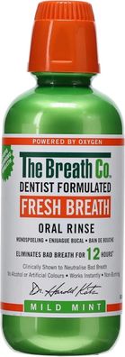 The Breath Co. Fresh Breath Mundwasser ? 2x500 ml - Milder Geschmack ? Neu