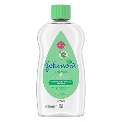 Johnson´s Baby Oil Aloe Vera ? 6er Pack (6x300ml) - Sanfte Pflege ? Original