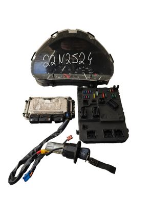 Peugeot 206 1.6 16V Motorsteuergerät Satz 9648482980 0261208101