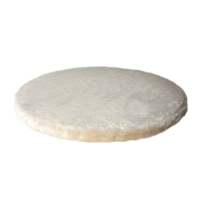 Kattens No. 1 - Liegeebene Ø 40 cm - Plüsch beidseitig - creme