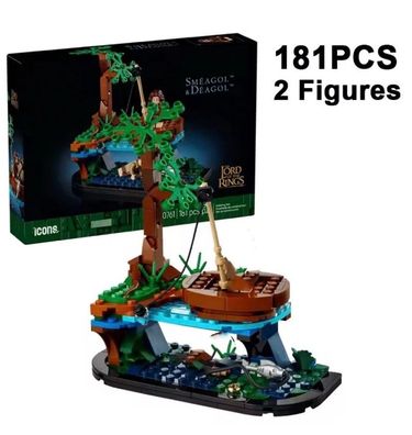 Der Herr der Ringe Smeagol & Deagol Figuren Set - 181 Teile Klemmbausteine
