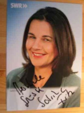 SWR Fernsehmoderatorin Sabrina Fritz - handsigniertes Autogramm!!!