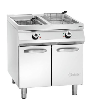Bartscher Gastro Elektro Standfritteuse Fritteuse 2 x 20 Liter 800 x900 x 900 mm