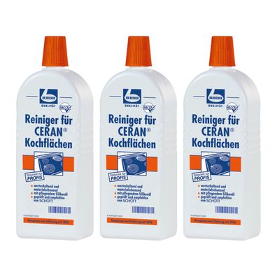 Dr. Becher Glaskeramik Reiniger 3x 500 ml Kochfeld Pflege