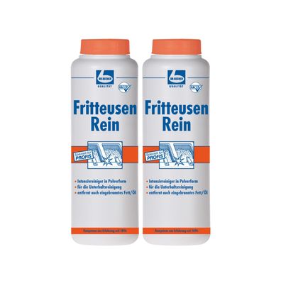 Dr. Becher Fritteusen Rein - Intensivpulver für Fritteusen, 2x 1 kg