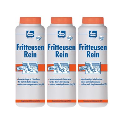 Dr. Becher Fritteusen Rein - Intensivpulver für Fritteusen, 3x 1 kg
