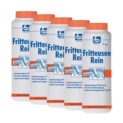 Dr. Becher Fritteusen Rein - Intensivpulver für Fritteusen, 5x 1 kg