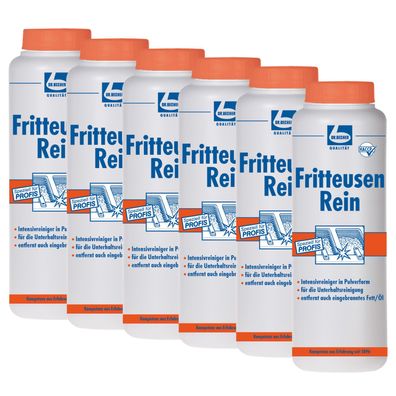 Dr. Becher Fritteusen Rein - Intensivpulver für Fritteusen, 6x 1 kg