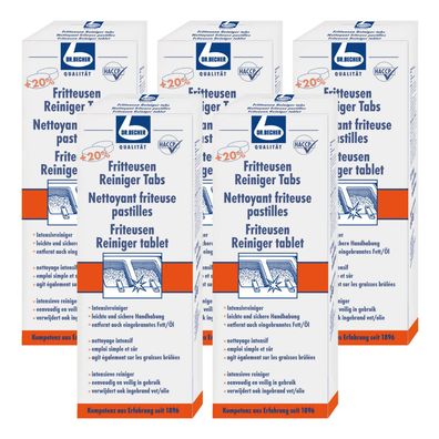 Dr. Becher Fritteusen Rein Tabs - Intensivtabs für Fritteusen, 5x12 Tabs