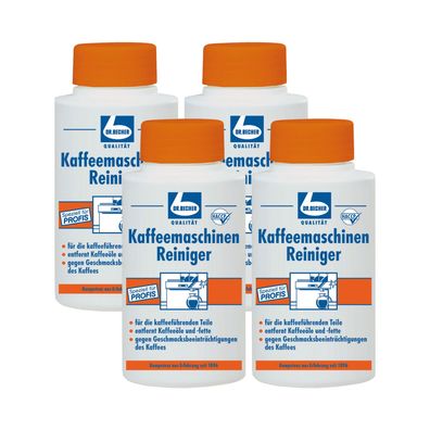 Dr. Becher Kaffeemaschinen Reiniger 4x1 kg Entkalker Pulver Kaffeemaschine