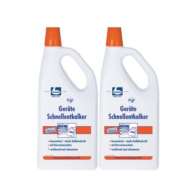 Dr. Becher Geräte Schnellentkalker 2x2 l Schnell Entkalker Haushalt