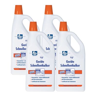 Dr. Becher Geräte Schnellentkalker 4x2 l Schnell Entkalker Haushalt