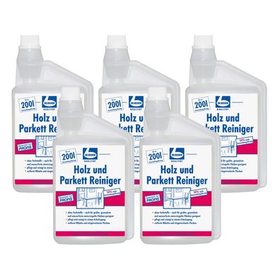 Dr. Becher Holz & Parkett Reiniger 5x1 l Holzpflege Boden streifenfrei